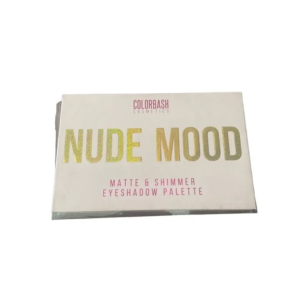 Colorbash Cosmetics Nude Mood Matte & Shimmer‎ Eyeshadow Palette set of 15